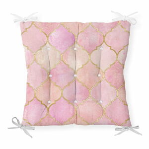 Podsedák s příměsí bavlny Minimalist Cushion Covers Pinky Oriental, 40 x 40 cm