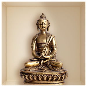 Samolepka s 3D efektem Ambiance Buddha Statue
