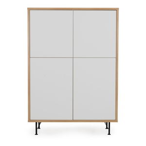 Bílá skříň Tenzo Flow, 111 x 153 cm