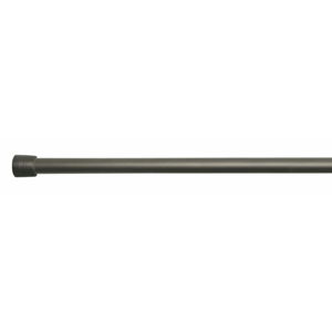 Bronzová tyč na sprchový závěs s nastavitelnou délkou InterDesign Rod, délka 198 - 275 cm