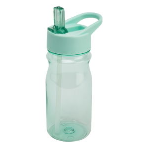 Zelenomodrá lahev s víkem a brčkem Addis Bottle Blue Haze, 500 ml