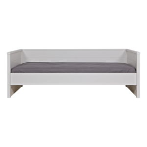 Bílá postel/sofa Jade WOOOD 90 x 200 cm