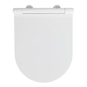 Bílé WC sedátko Wenko Nuoro White, 45,2 x 36,2 cm