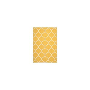 Žlutý vlněný koberec Safavieh Lulu, 243 x 152 cm