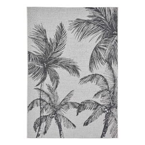 Černo-krémový venkovní koberec 160x220 cm Miami – Think Rugs