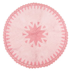 Dětský růžový koberec Nattiot Warren, ∅ 110 cm