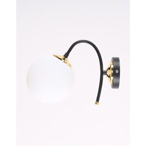 Černo-bílé nástěnné svítidlo ø 15 cm Yoyo – Squid Lighting