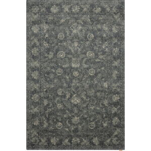 Šedý vlněný koberec 133x190 cm Calisia Vintage Flora – Agnella