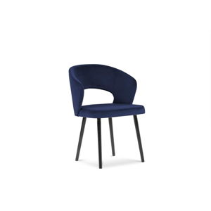 Královsky modrá jídelní židle se sametovým potahem Windsor & Co Sofas Elpis