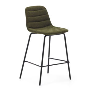 Tmavě zelené barové židle v sadě 2 ks 92,5 cm Zunilda – Kave Home