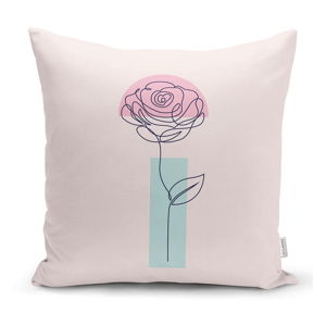 Povlak na polštář Minimalist Cushion Covers Drawing Flower, 45 x 45 cm