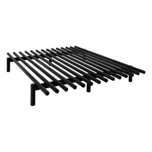Černý rám postele z borovicového dřeva Karup Design Pace Black, 160 x 200  cm