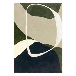 Zelený ručně tkaný vlněný koberec 200x300 cm Matrix – Asiatic Carpets