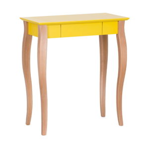 Žlutý psací stůl Ragaba Lillo, délka 65 cm