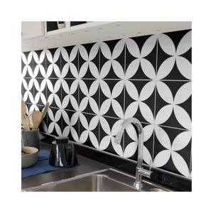 Sada 9 nástěnných samolepek Ambiance Wall Decal Tiles Enzo, 15 x 15 cm