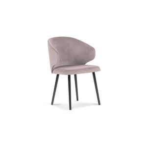 Levandulově fialová jídelní židle se sametovým potahem Windsor & Co Sofas Nemesis