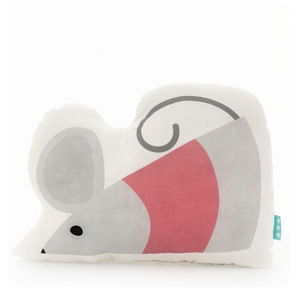 Bavlněný polštářek Mr. Fox Mouse, 40 x 30 cm