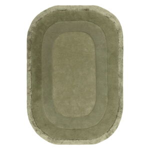 Zelený ručně tkaný koberec s příměsí vlny 160x230 cm Halo – Asiatic Carpets