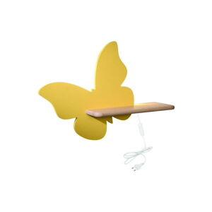 Žluté dětské svítidlo Butterfly – Candellux Lighting