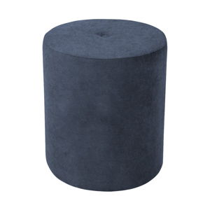 Tmavě modrá béžová taburetka Kooko Home Motion, ø 40 cm