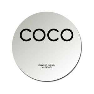 Kulaté zrcadlo Velvet Atelier Coco Chanel, ø 25 cm