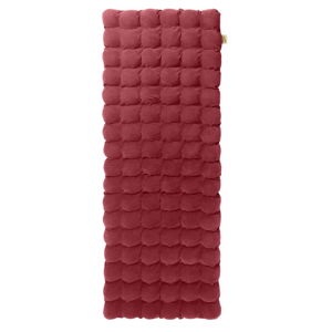Červená relaxační masážní matrace Linda Vrňáková Bubbles, 65 x 200 cm
