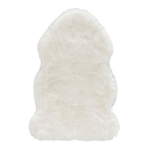 Bílá umělá kožešina Mint Rugs Uni Soft, 60 x 90 cm