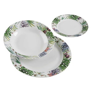 18dílný set talířů z porcelánu VERSA Tropical