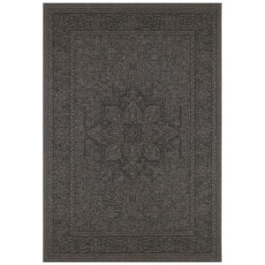 Černo-béžový venkovní koberec NORTHRUGS Anjara, 140 x 200 cm